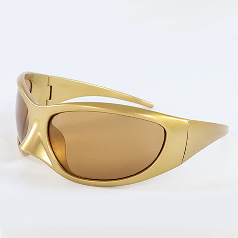 Oversized Vintage Luxury Punk Sunglasses - Image 6