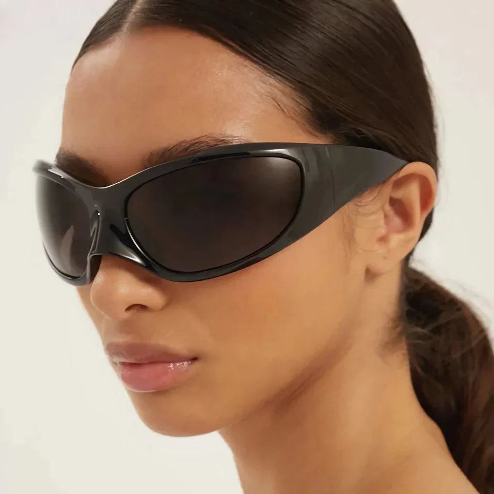 Oversized Vintage Luxury Punk Sunglasses - Image 7