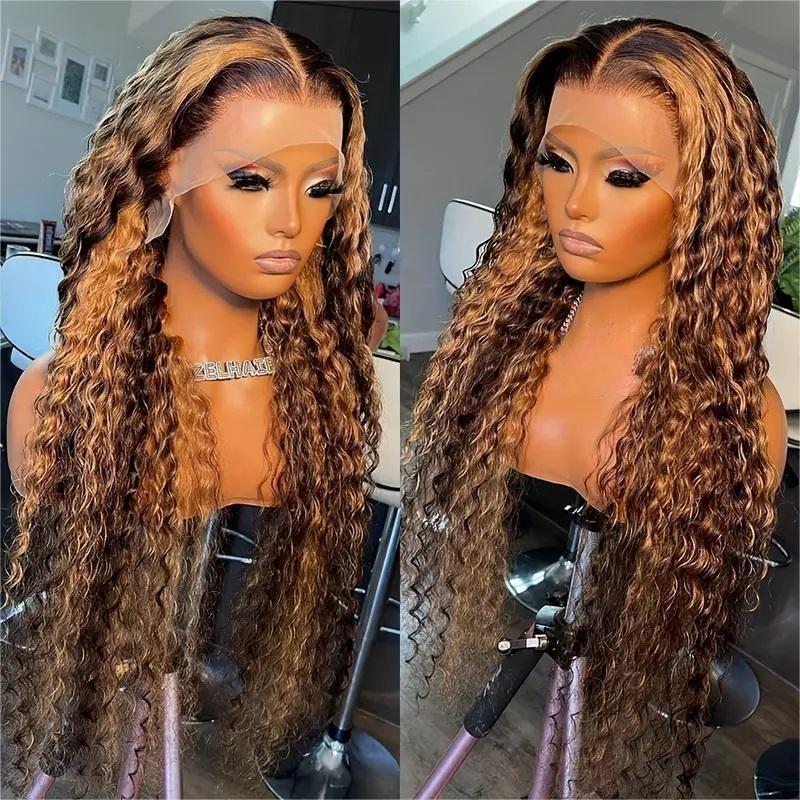 P427 13x6 Water Wave Lace Front Human Hair Wigs - Image 2