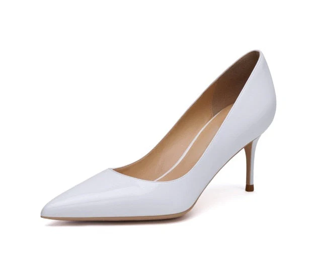 Patent Leather High Heel Shoes - Image 29