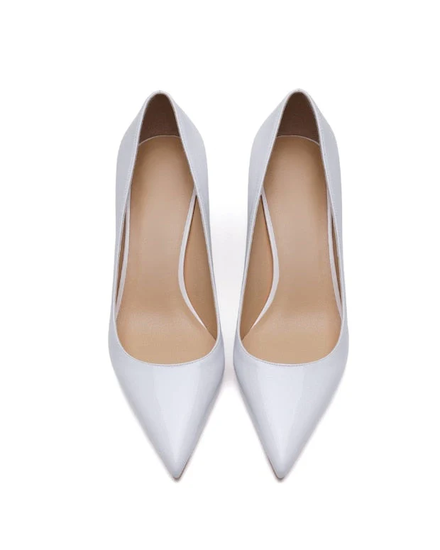 Patent Leather High Heel Shoes - Image 30