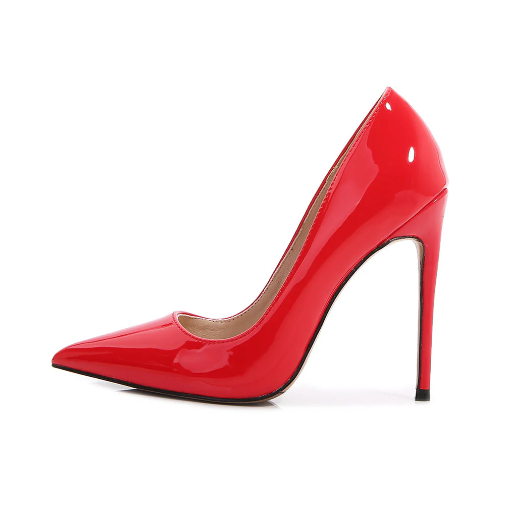 Patent Leather High Heels Pumps - Image 16