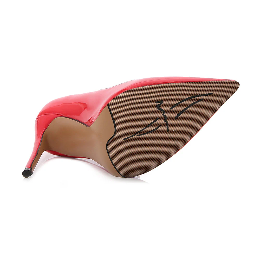 Patent Leather High Heels Pumps - Image 17