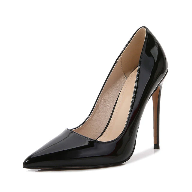 Patent Leather High Heels Pumps - Image 18