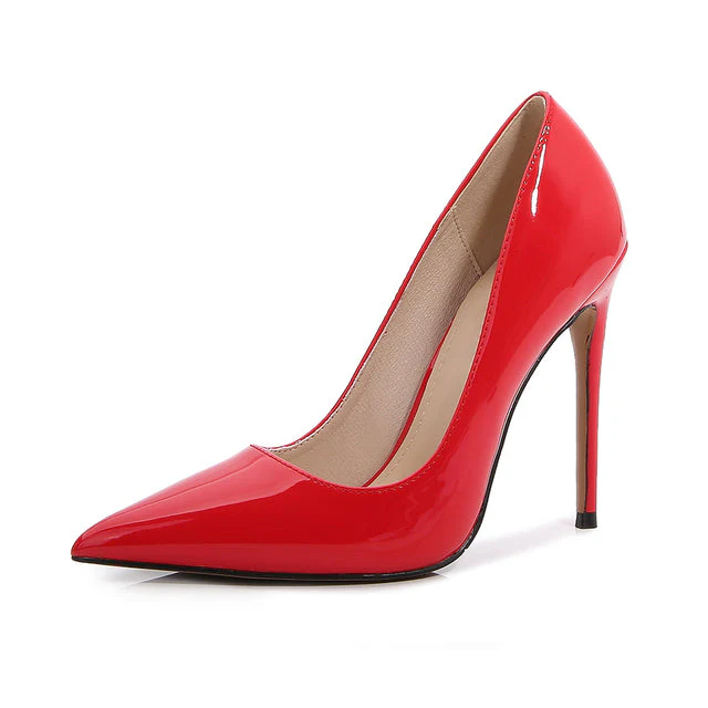 Patent Leather High Heels Pumps - Image 22