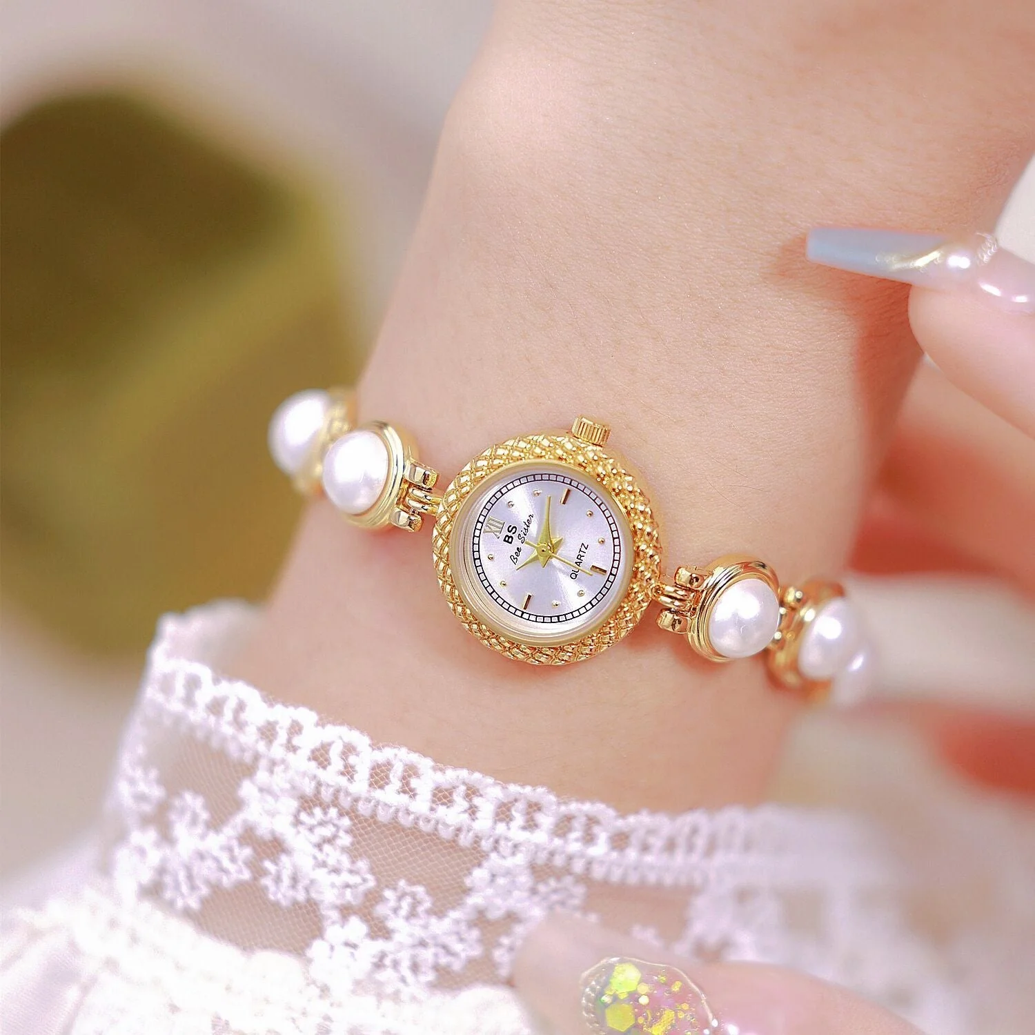 Pearl Bracelet Watch Temperament Watch