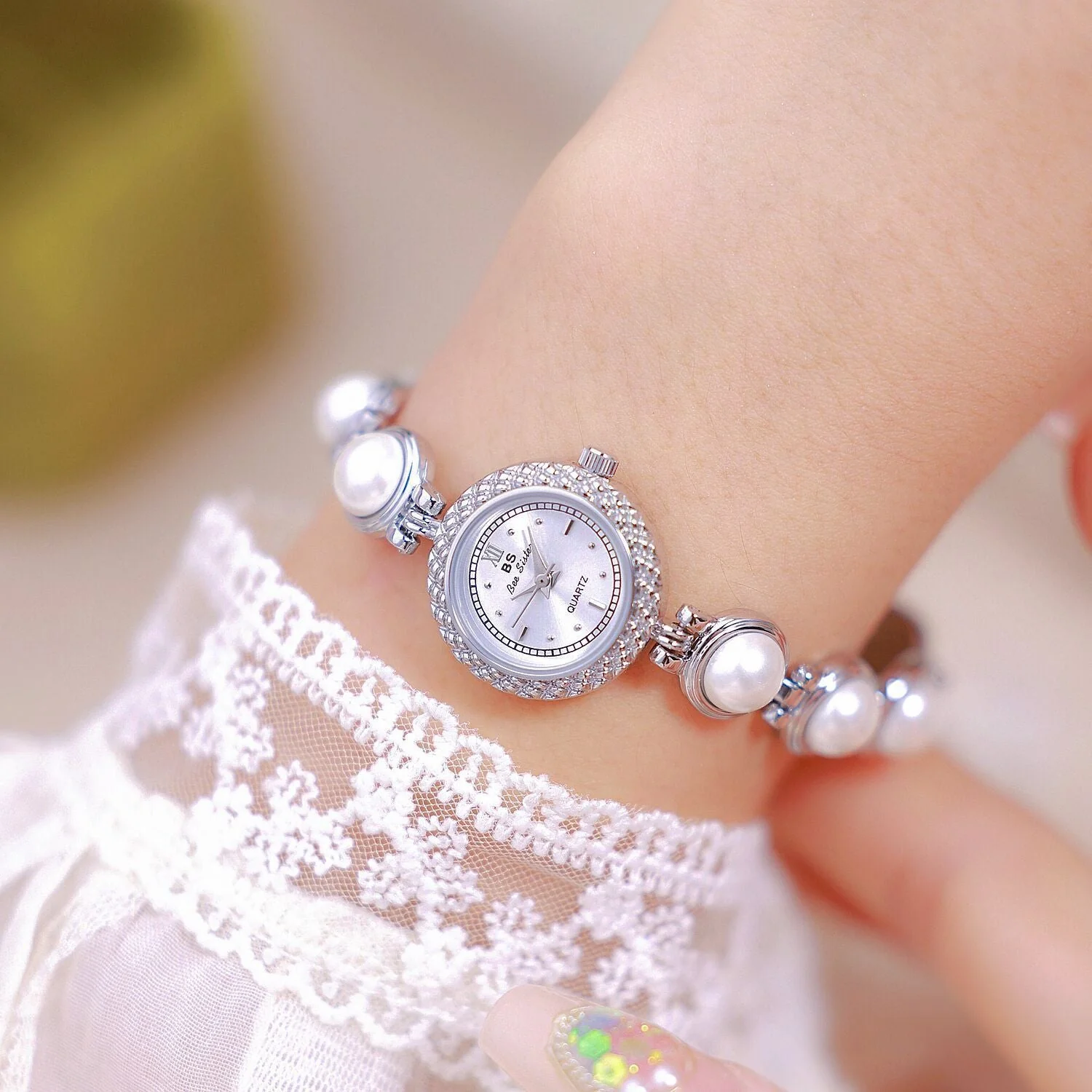 Pearl Bracelet Watch Temperament Watch - Image 3