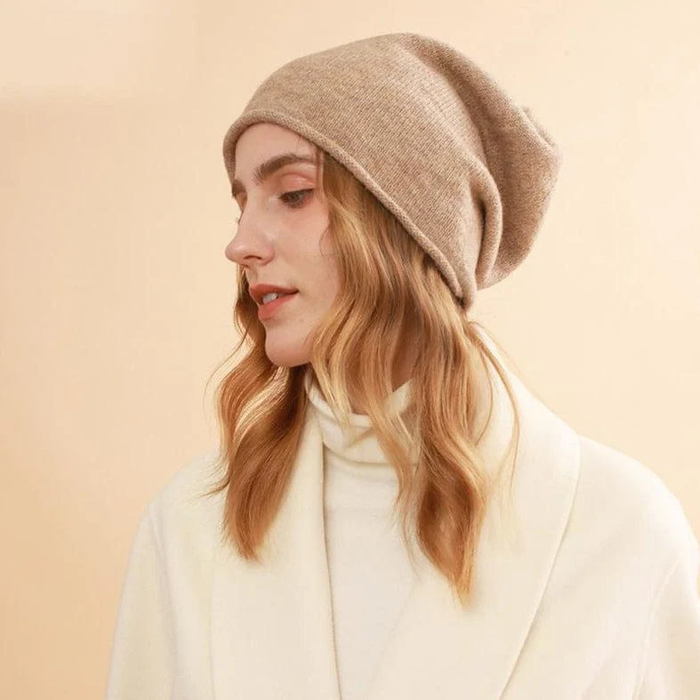 Plain Soft Knit Beanie - Image 2