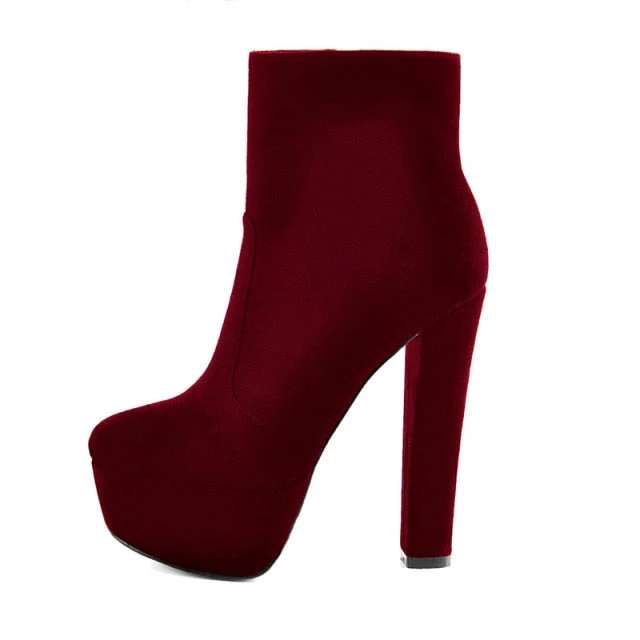 Platform Ankle Boots - Image 16