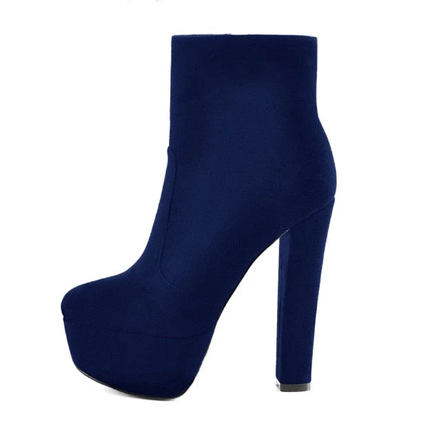 Platform Ankle Boots - Image 17