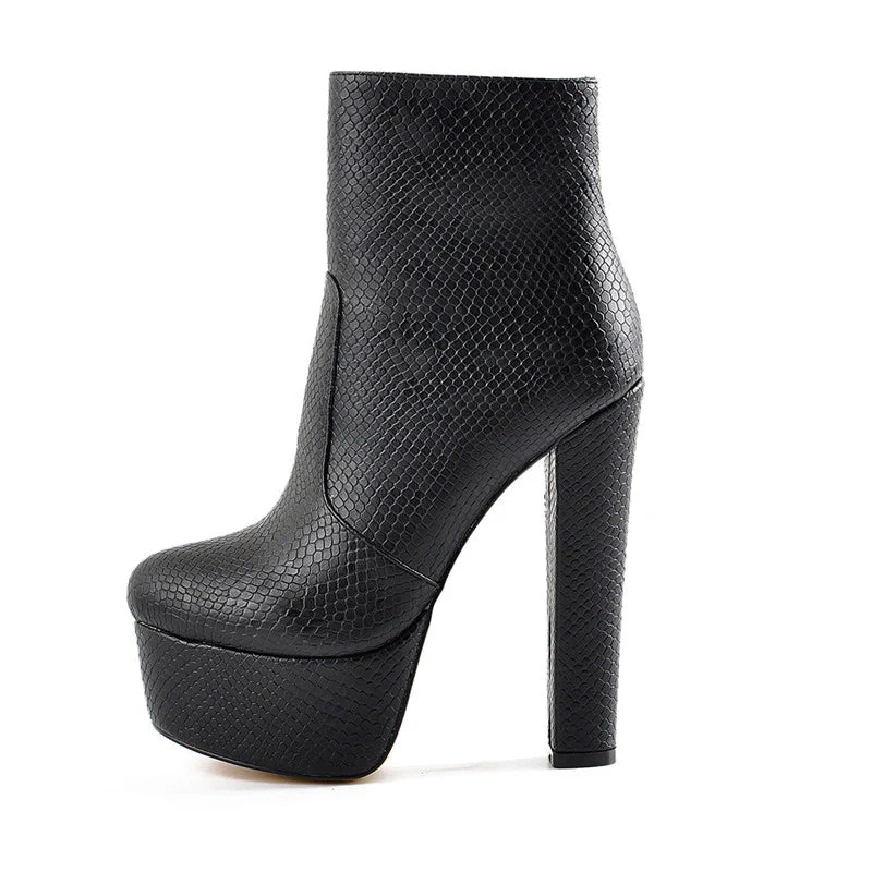 Platform Ankle Boots - Image 4