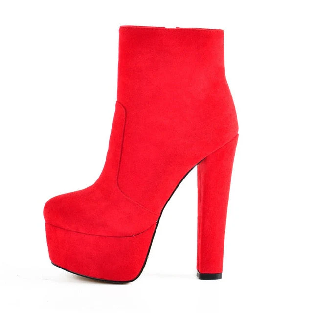 Platform Ankle Boots - Image 6