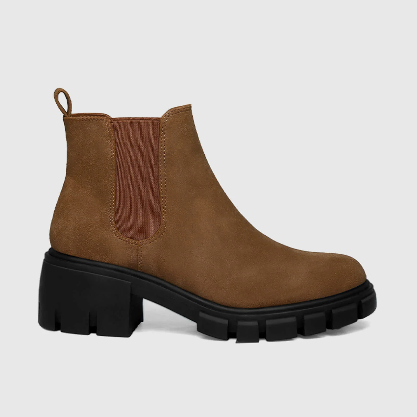 Platform Chelsea Boots Lug Sole Chunky Block Heel Ankle Booties - Image 17