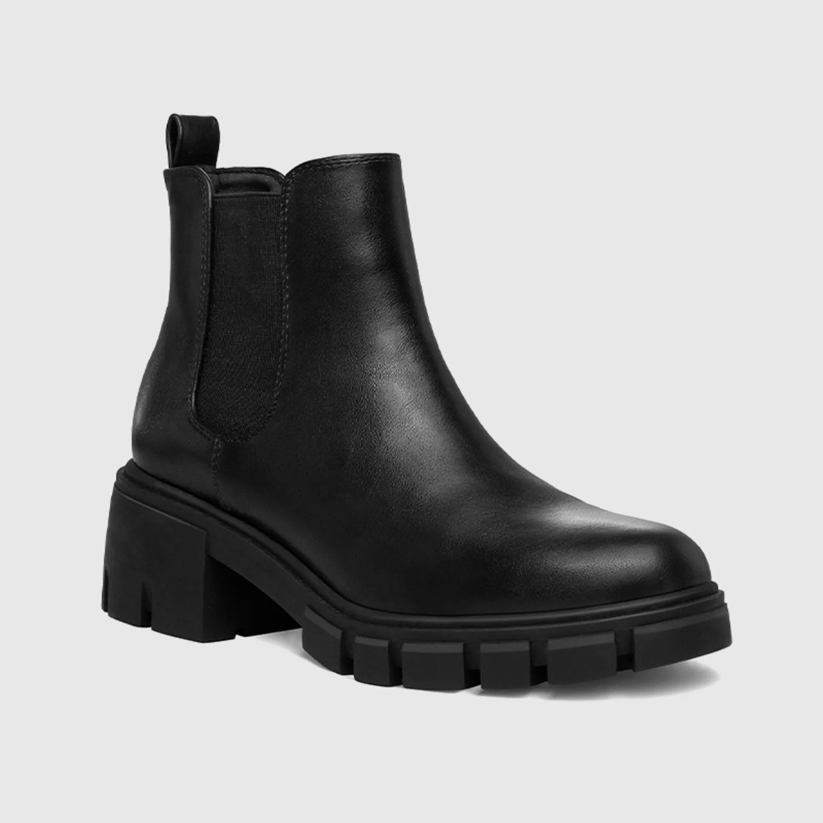 Platform Chelsea Boots Lug Sole Chunky Block Heel Ankle Booties - Image 26
