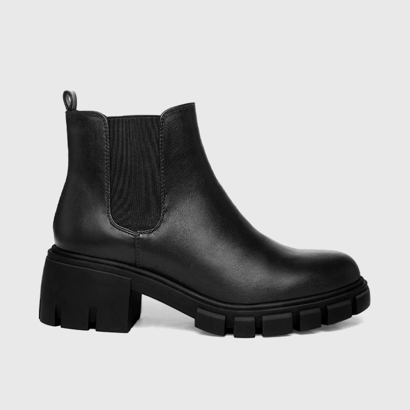 Platform Chelsea Boots Lug Sole Chunky Block Heel Ankle Booties - Image 27