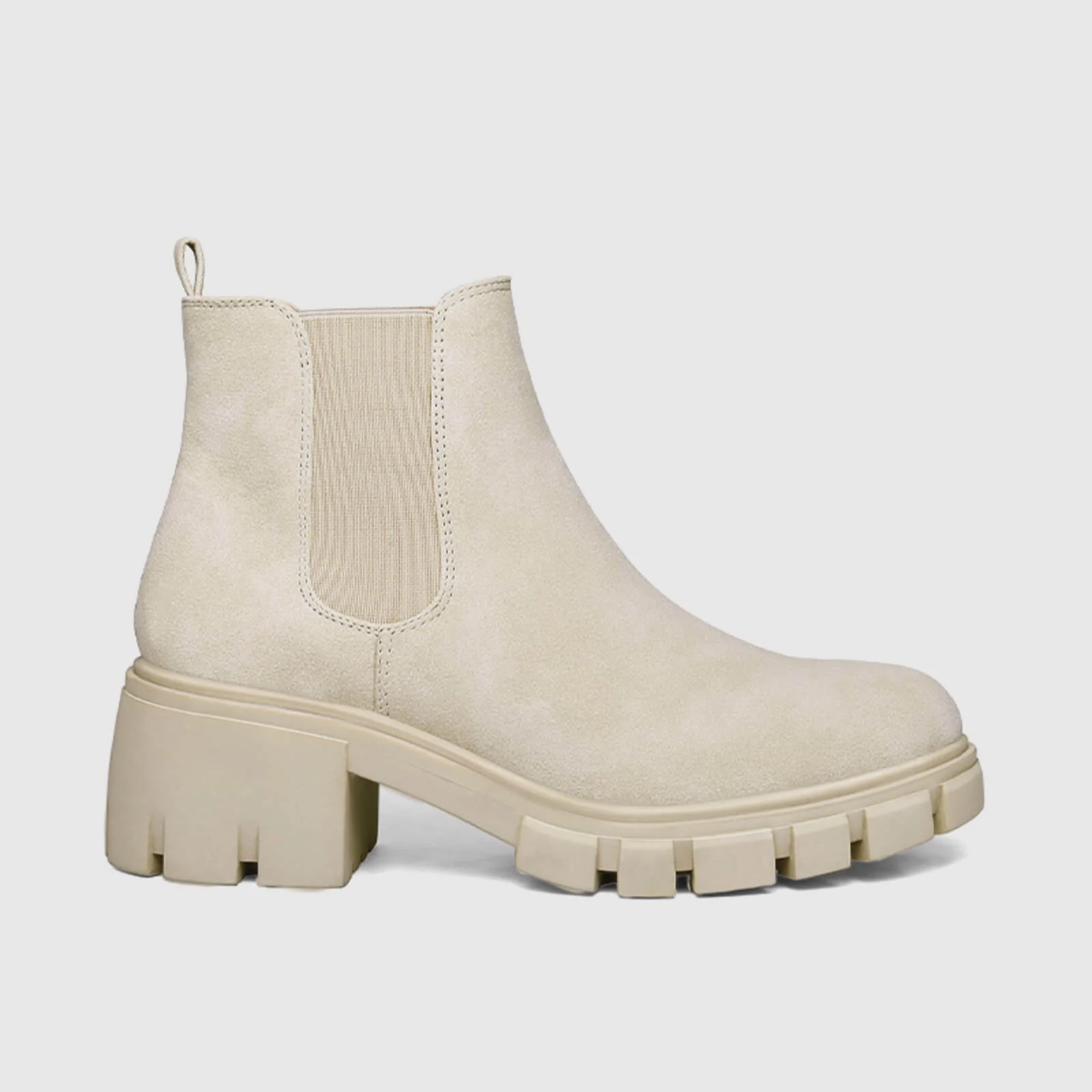 Platform Chelsea Boots Lug Sole Chunky Block Heel Ankle Booties - Image 7