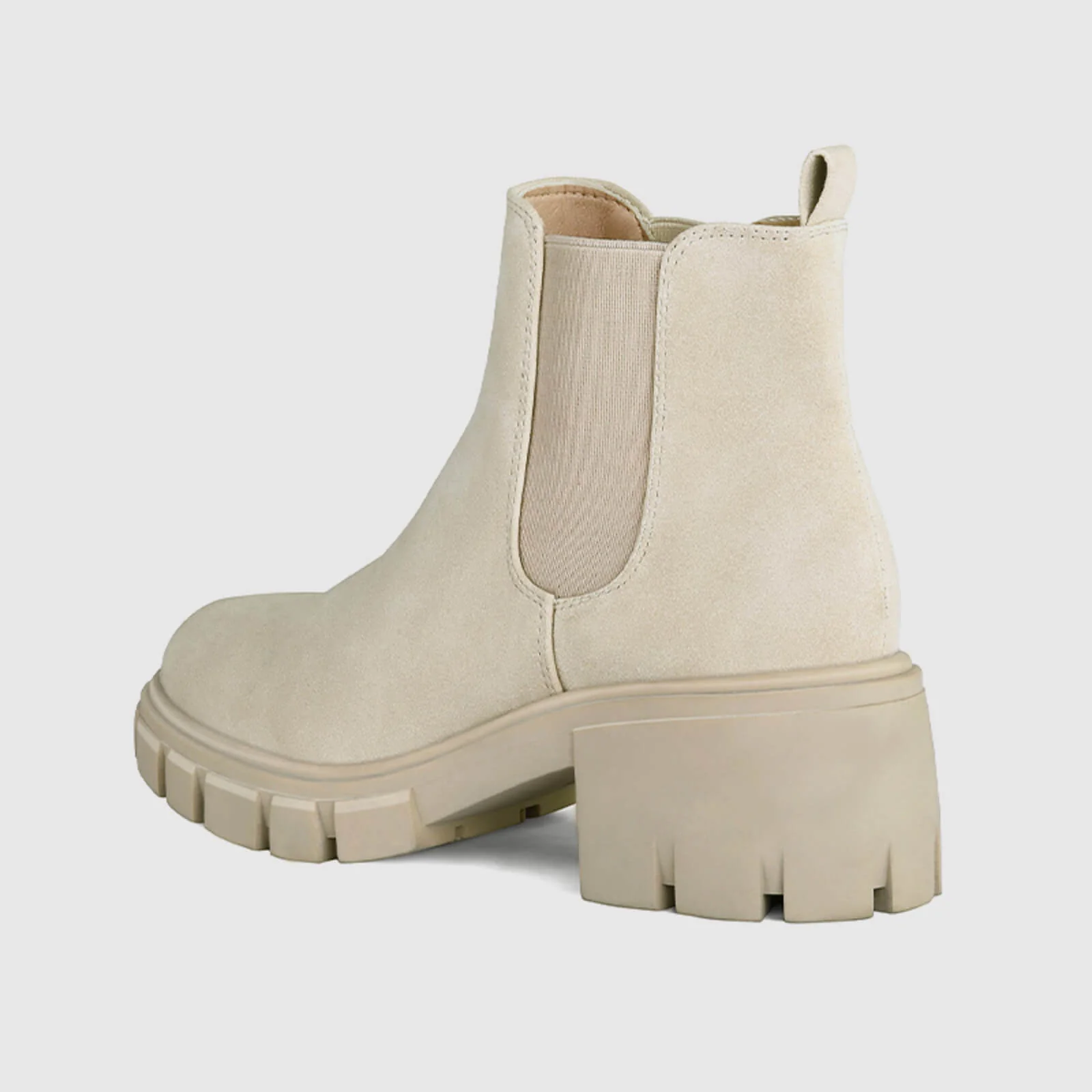 Platform Chelsea Boots Lug Sole Chunky Block Heel Ankle Booties - Image 8