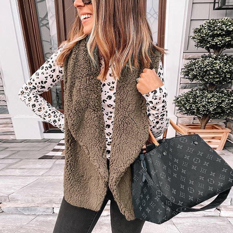 Plush Sherpa Vest - Image 3