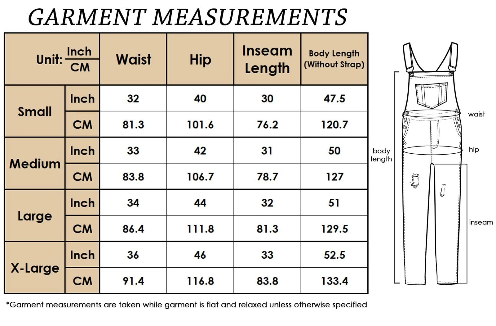 Pocket Denim Tapered Leg Overalls - Image 40