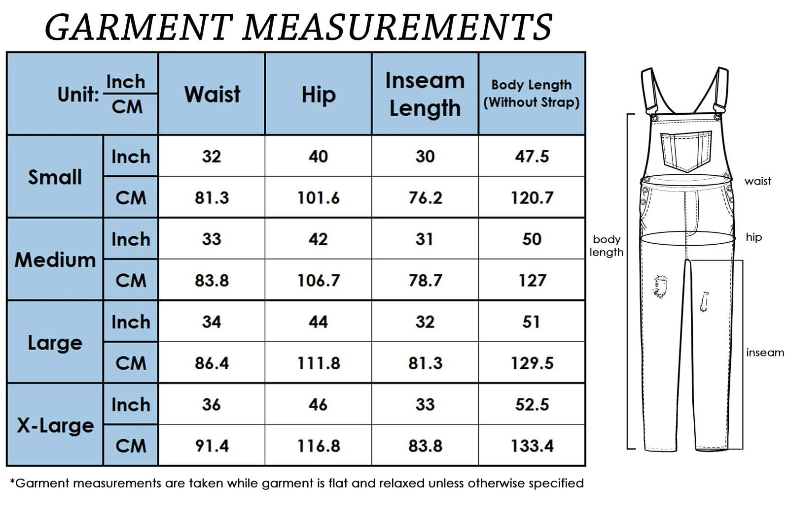 Pocket Denim Tapered Leg Overalls - Image 62