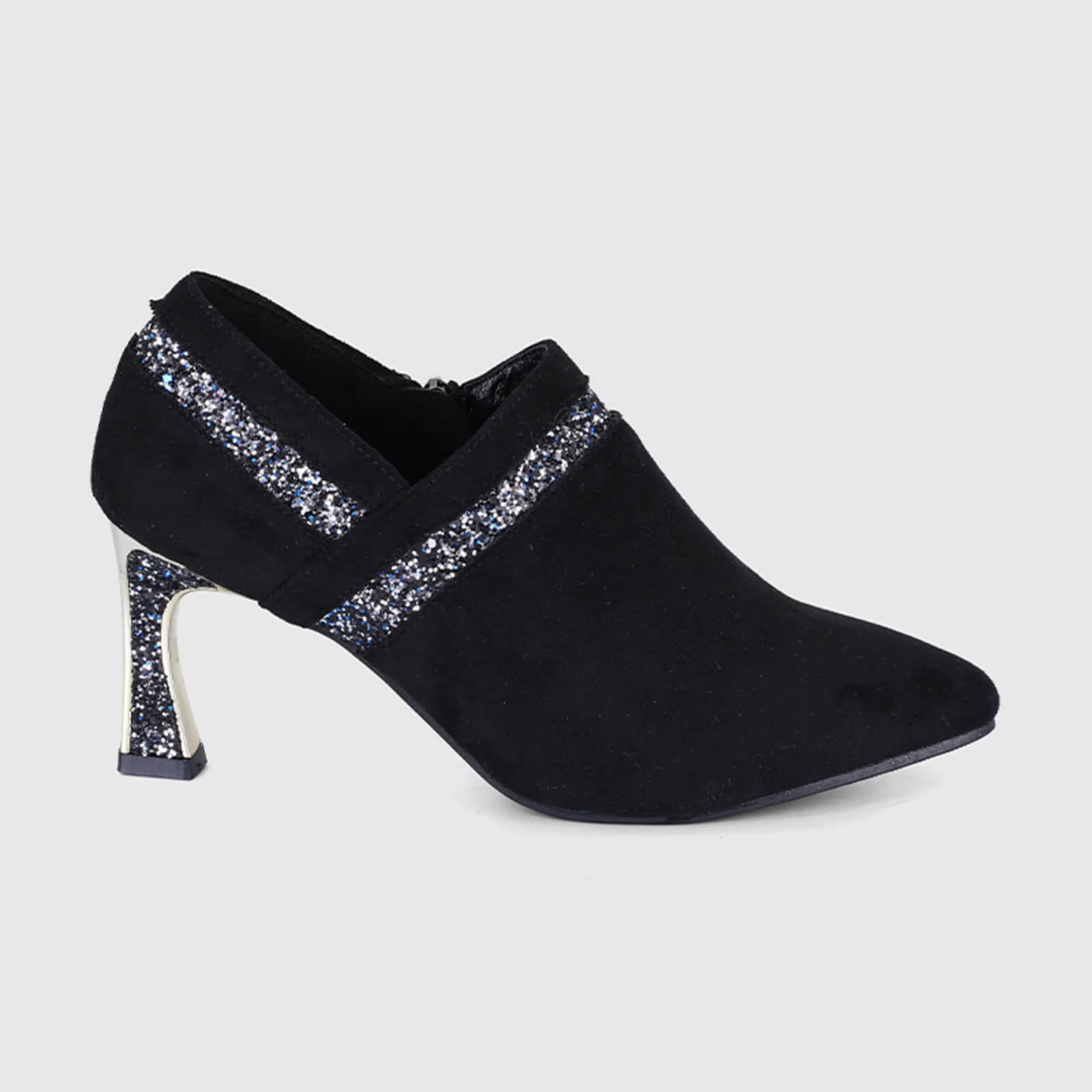 Shallow Mouth Pointed Shining Chelsea Boots - Image 2