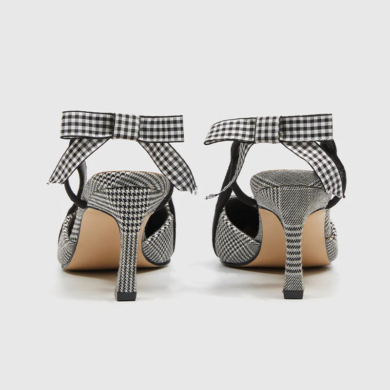 Pointed Toe Pumps Black - - Image 4