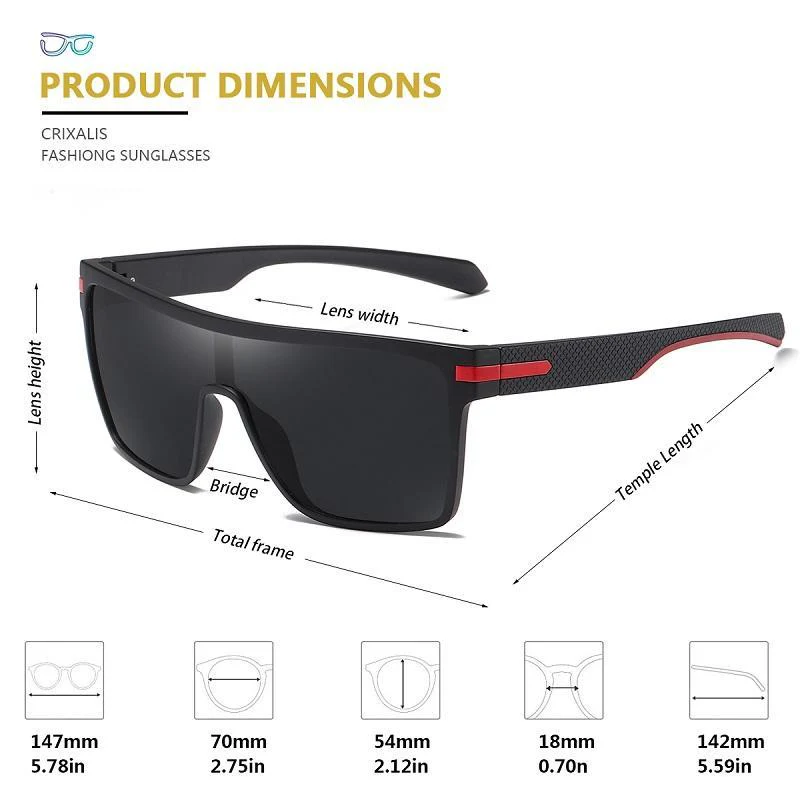 Polarized Square Sunglasses - Image 10