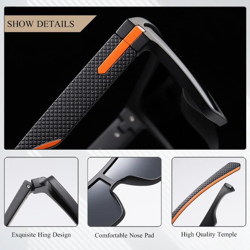 Polarized Square Sunglasses - Image 11