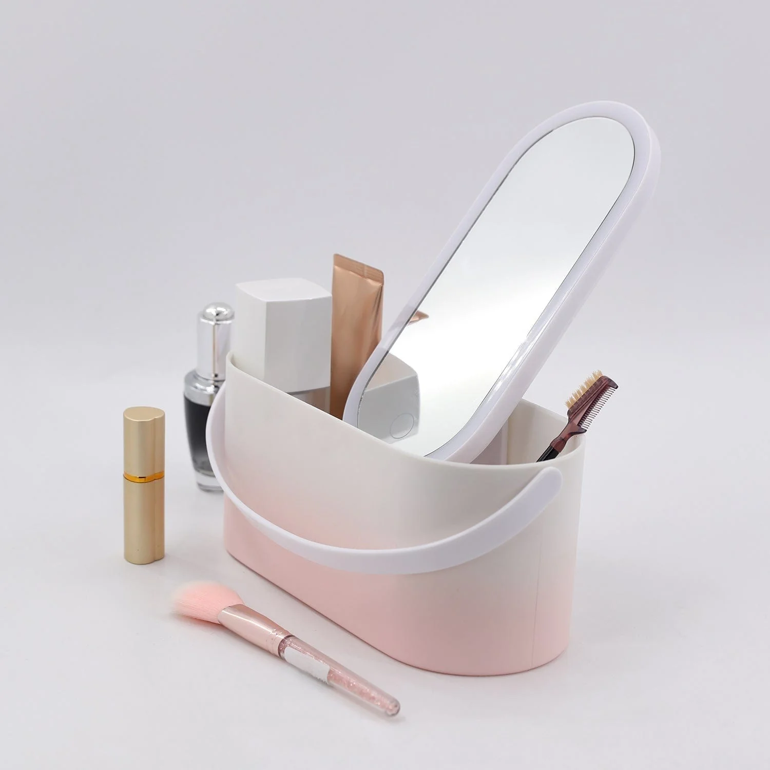 Portable LED Makeup Mirror Storage Box - Image 3