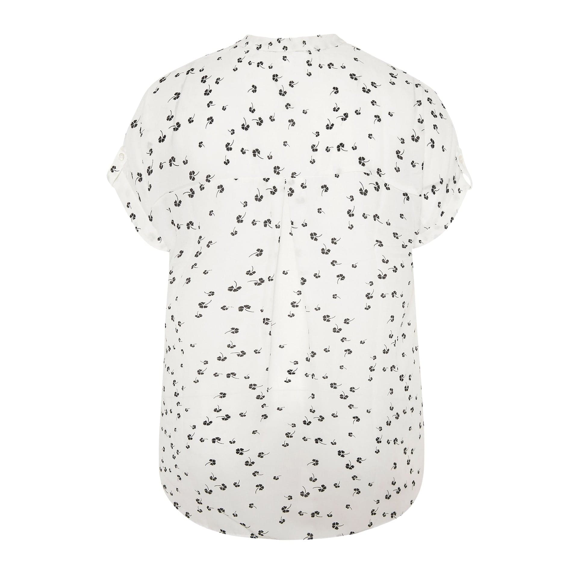 Printed Asymmetric Hem Polo Shirt - Image 15