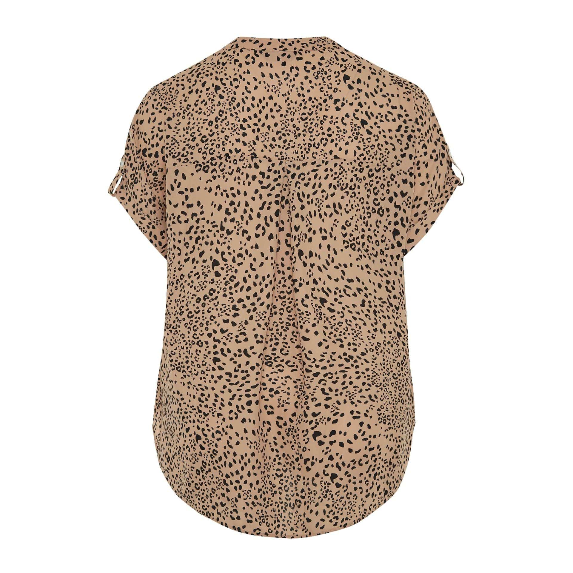 Printed Asymmetric Hem Polo Shirt - Image 8