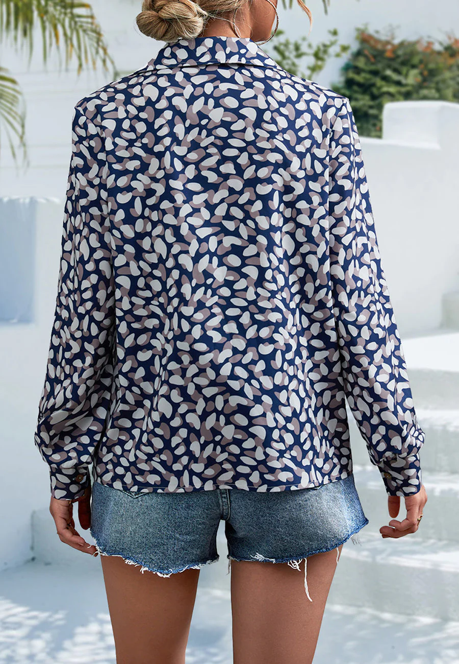 Printed Button Down Shirt - Image 15