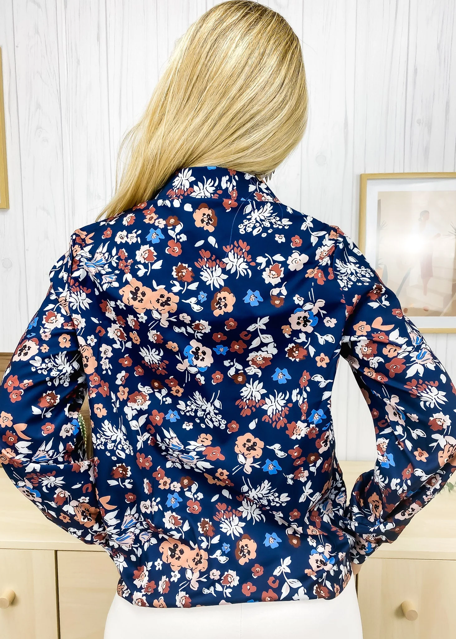 Printed Button Down Shirt - Image 7