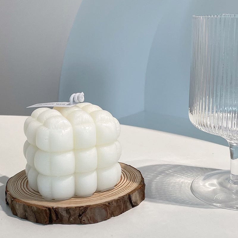 Puffer Bubble Cube Candle - Image 7