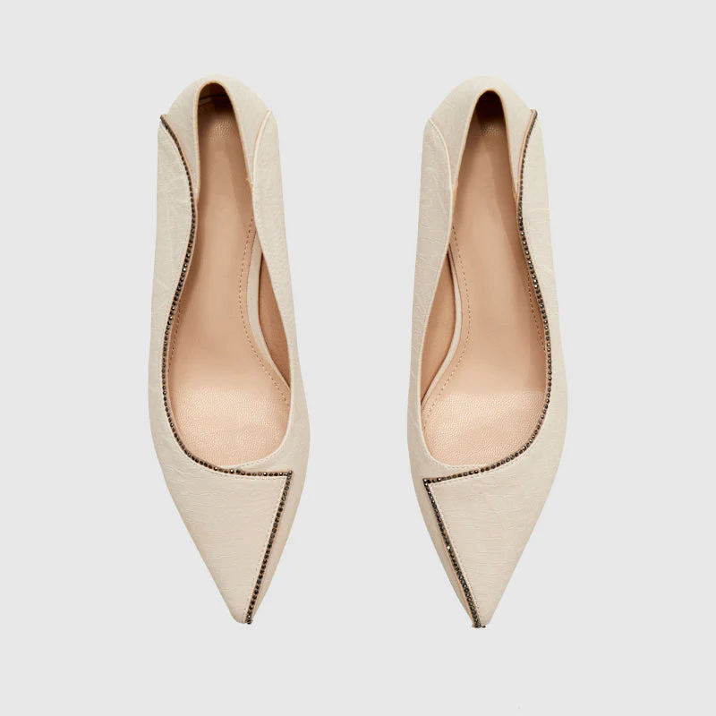 Pointed Stiletto  Pumps - Image 6