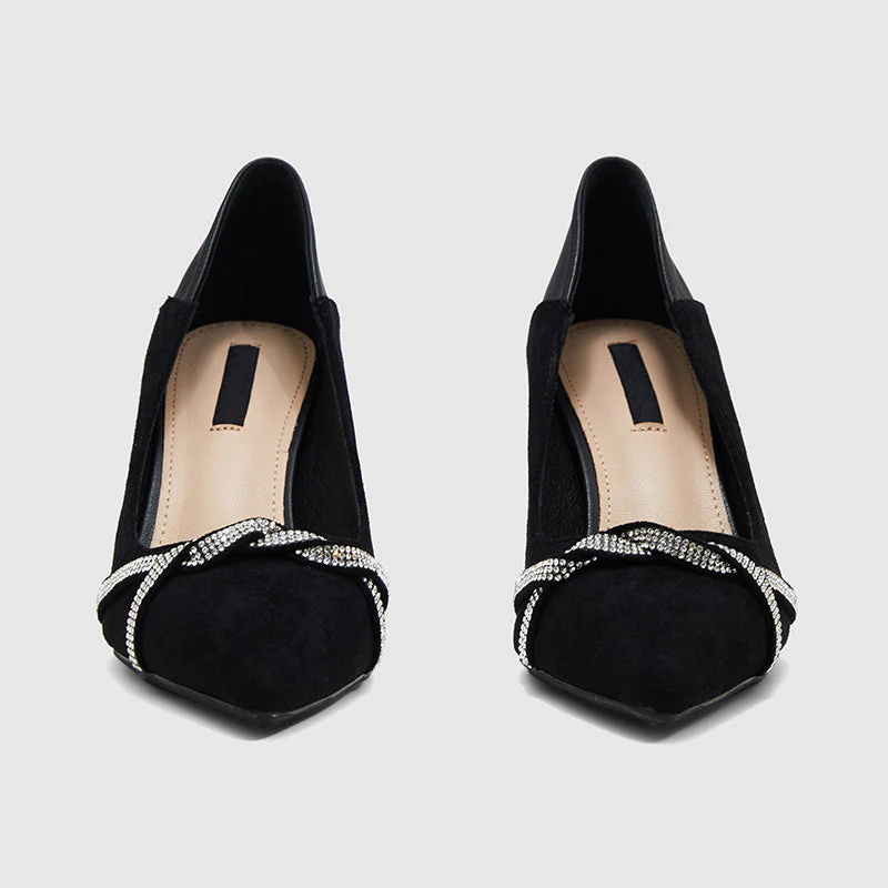Pumps Pointy-toe High Heels Black - Image 4