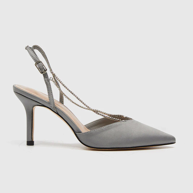 Pointy Toe thin Heeled Pumps - Image 2