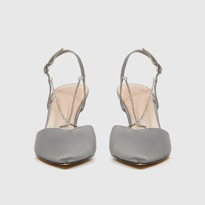 Pointy Toe thin Heeled Pumps - Image 3