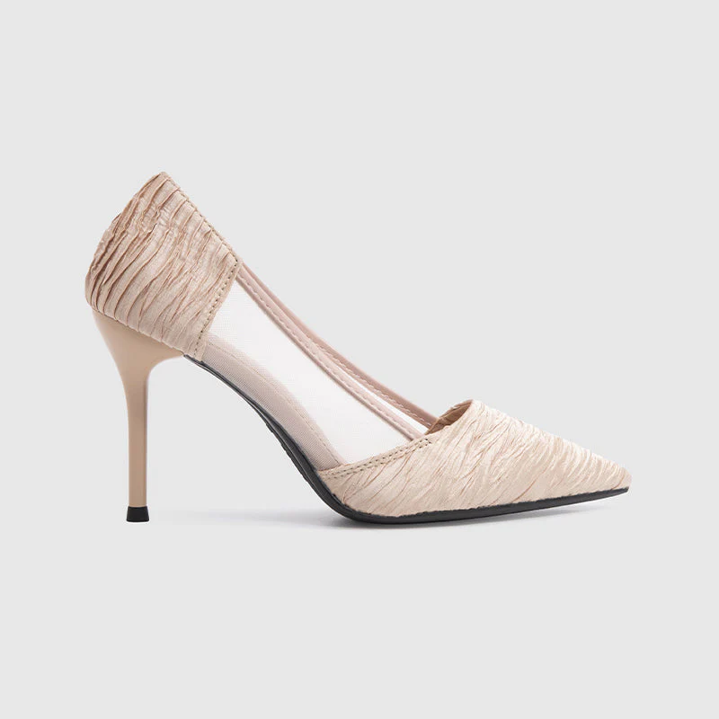 Tulle Pumps Apricot - Image 2