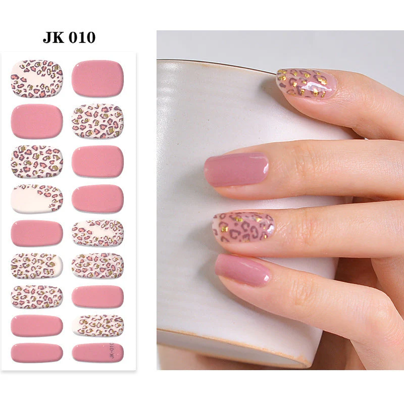 Pure Desire Wind Wear Nail Semi-baked UV Gel Nail Sticker Waterproof And Durable - Image 14