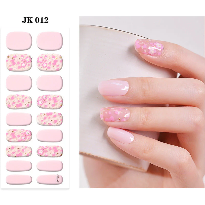 Pure Desire Wind Wear Nail Semi-baked UV Gel Nail Sticker Waterproof And Durable - Image 16