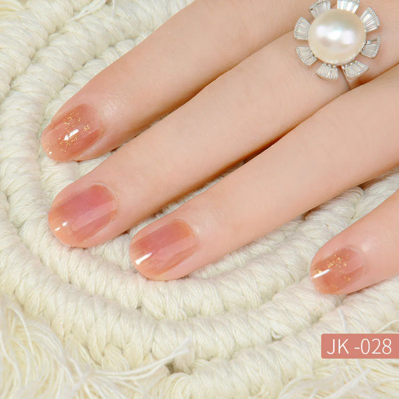 Pure Desire Wind Wear Nail Semi-baked UV Gel Nail Sticker Waterproof And Durable - Image 32