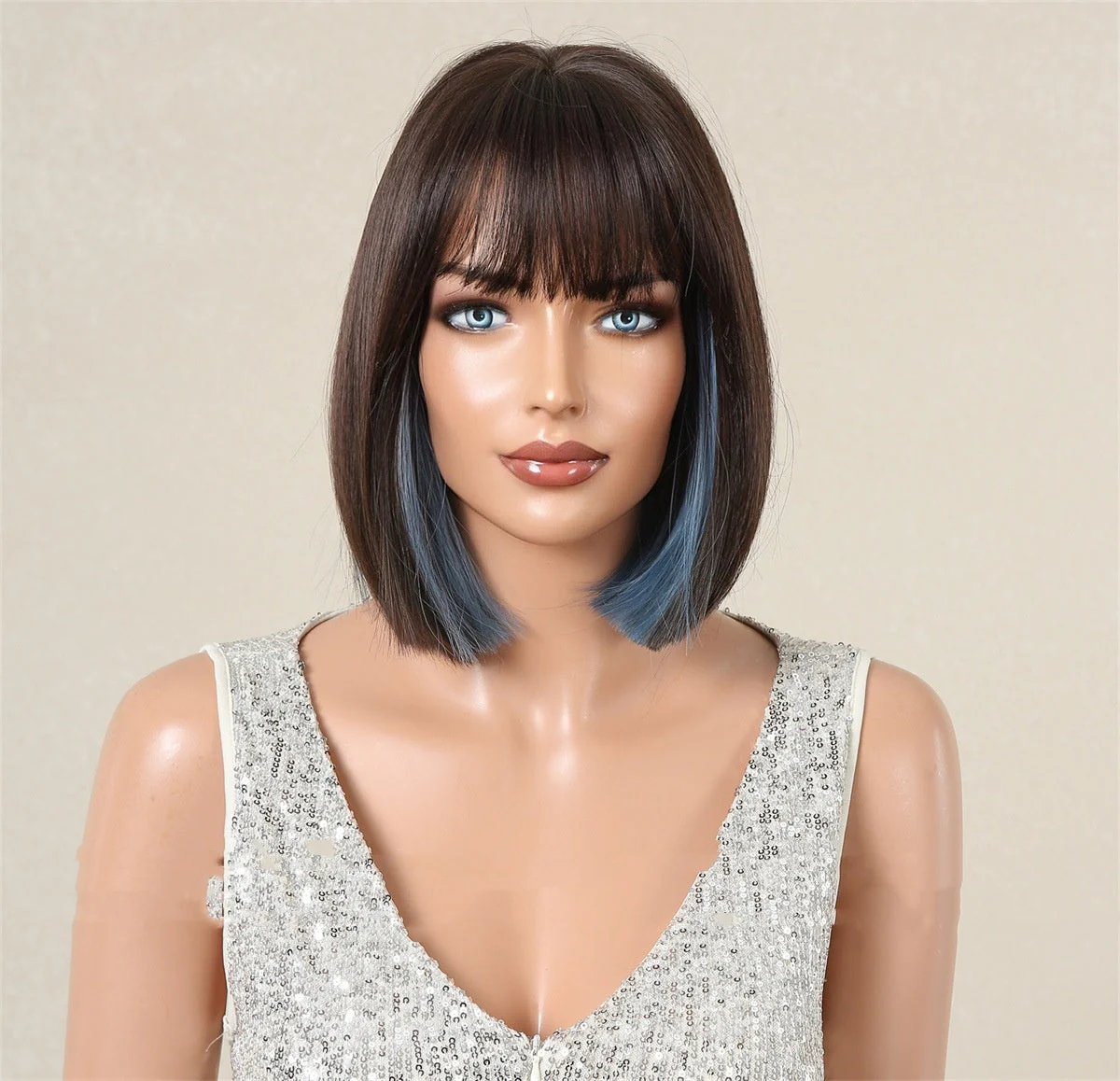 Qi Bangs Bobhaircut Wig - Image 5