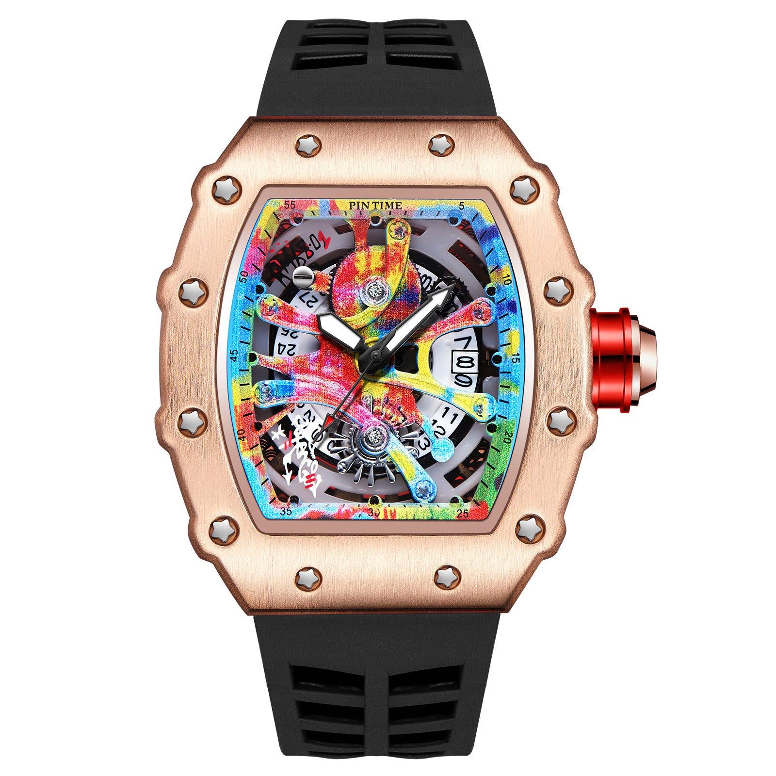 Quartz Watch Tourbillon Skeleton Trend - Image 5