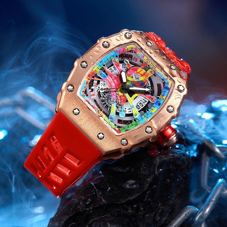 Quartz Watch Tourbillon Skeleton Trend - Image 6