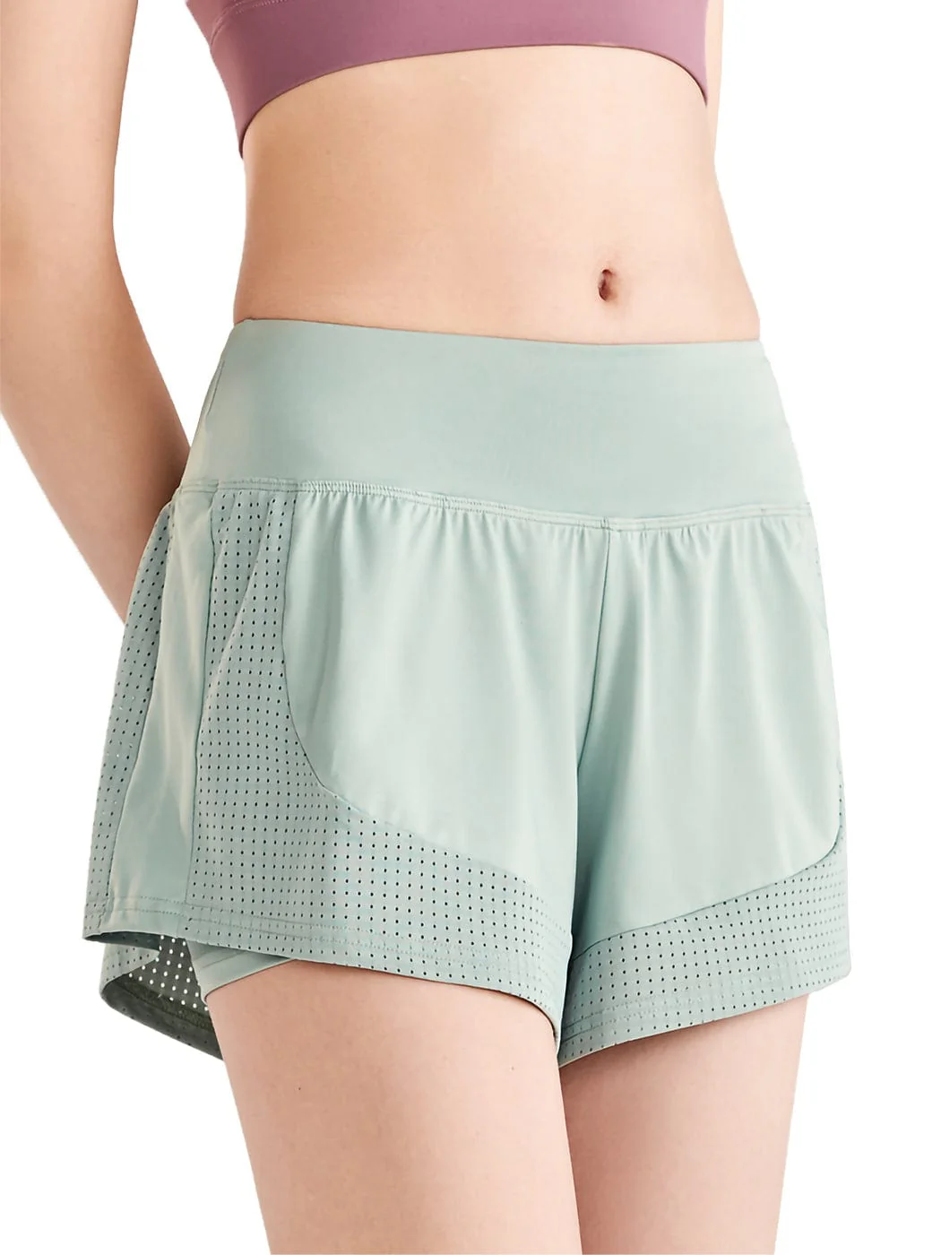 Quick Dry Loose Running Shorts 2-in-1 Gym - Image 14