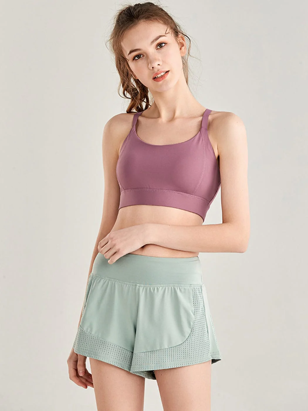 Quick Dry Loose Running Shorts 2-in-1 Gym - Image 17