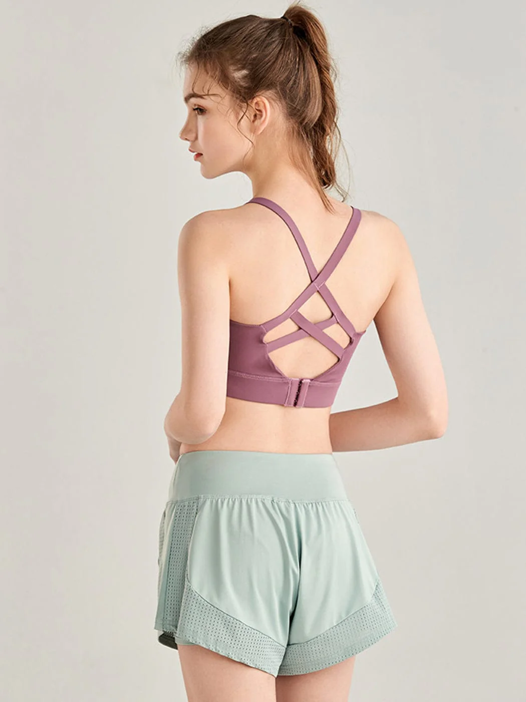 Quick Dry Loose Running Shorts 2-in-1 Gym - Image 18