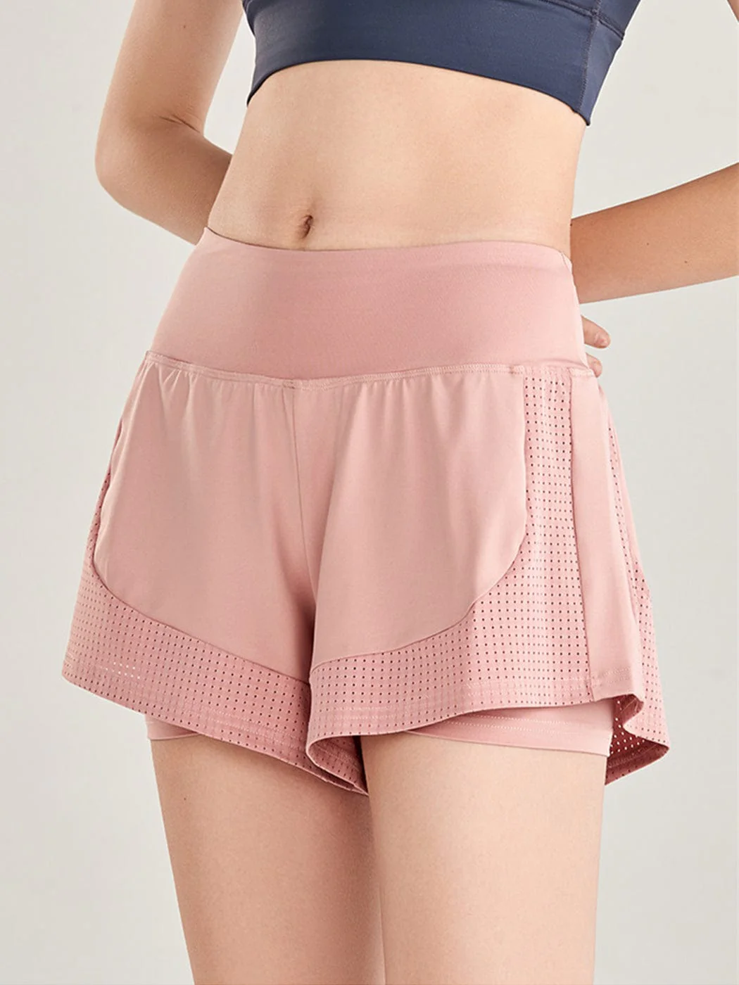 Quick Dry Loose Running Shorts 2-in-1 Gym - Image 22