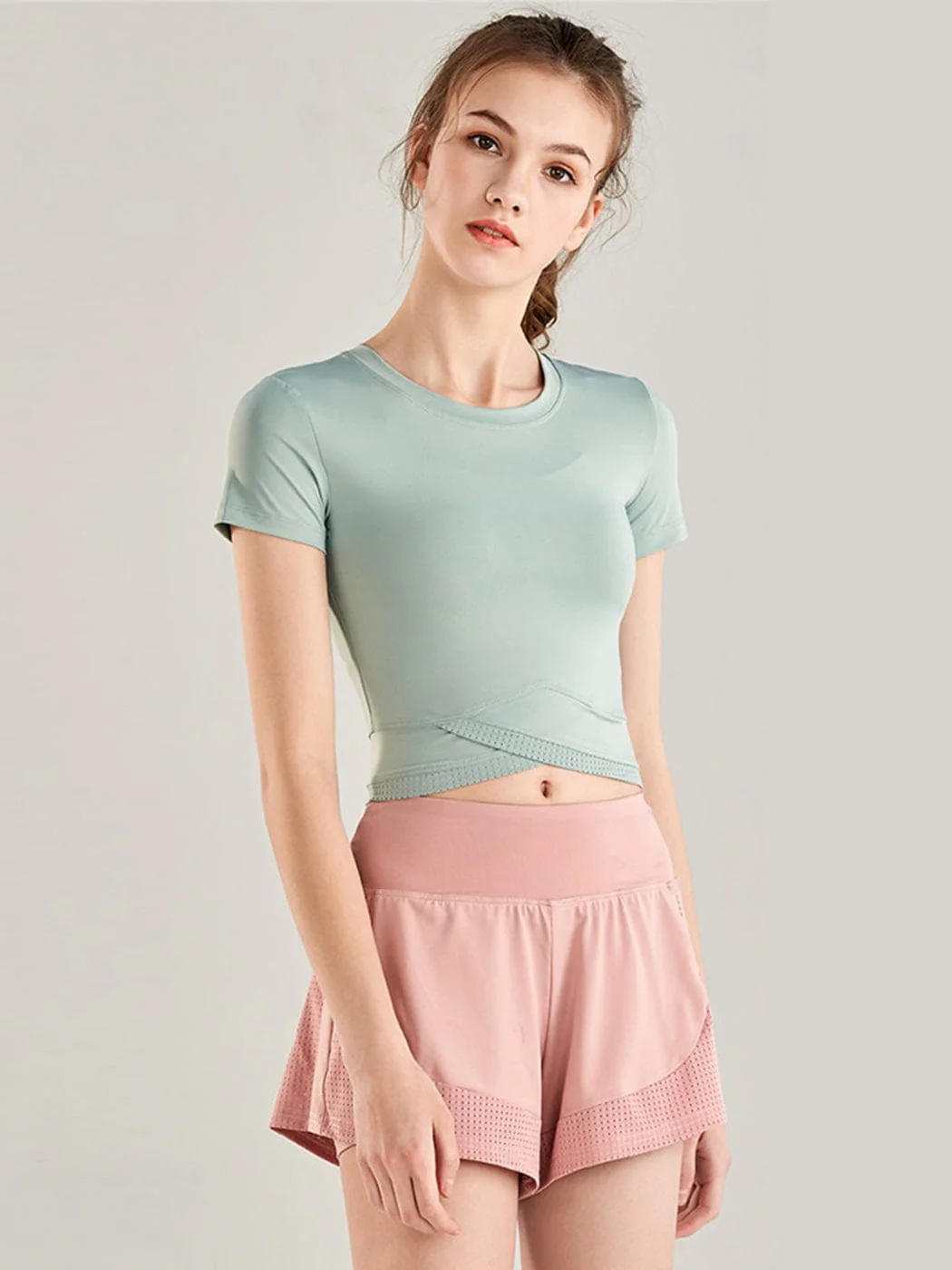 Quick Dry Loose Running Shorts 2-in-1 Gym - Image 24
